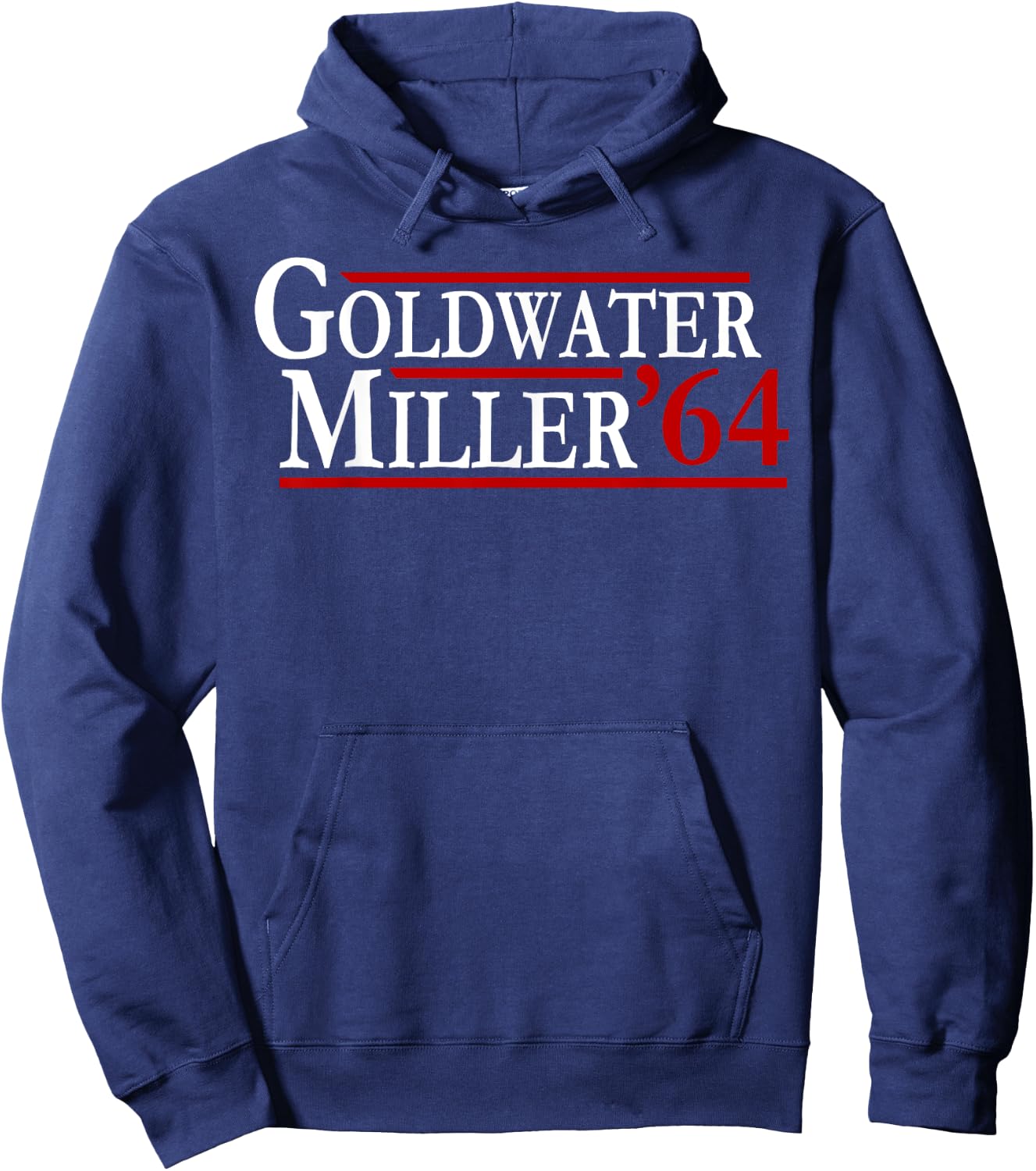 Barry Goldwater Miller 1964 Presidential Election T Shirt Hoodie - Hoodie | Navy