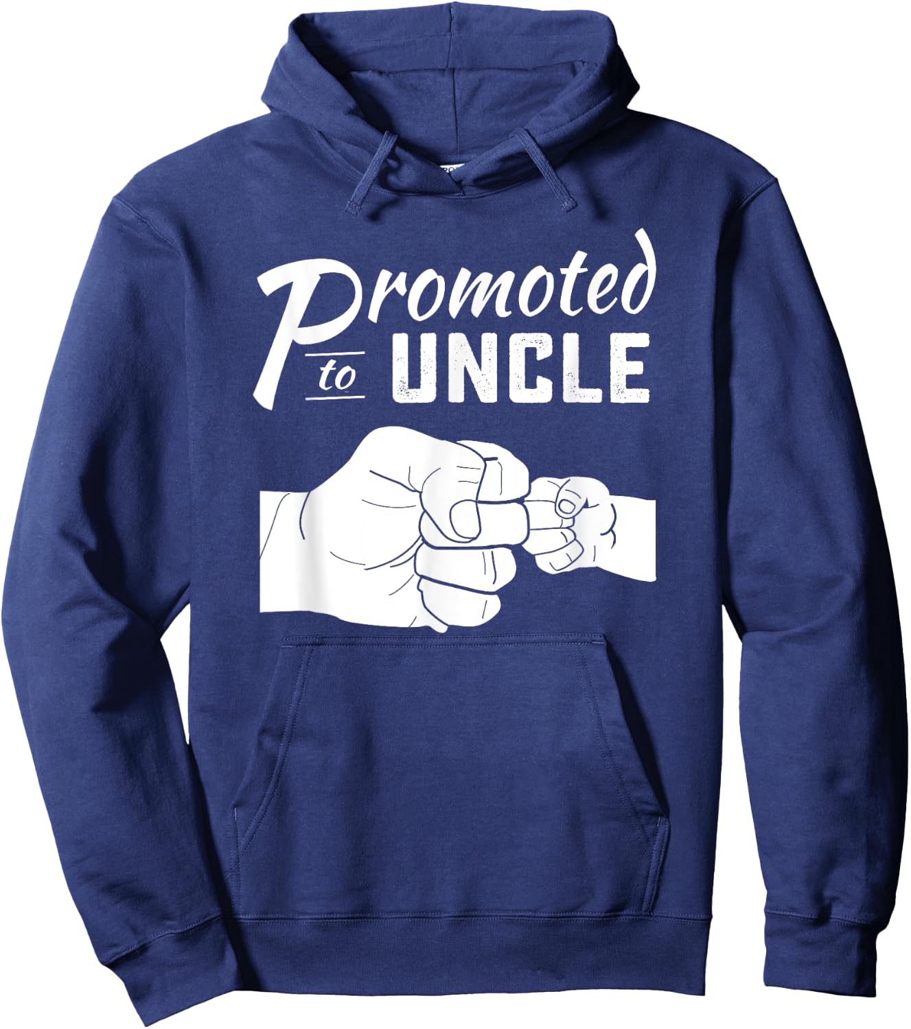 Promoted to Uncle baby announcement 2024 Hoodie - Hoodie | Navy
