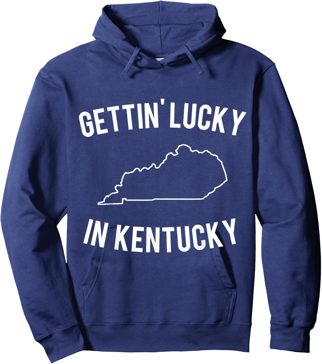 Gettin' Lucky in Kentucky Hoodie - Hoodie | Navy