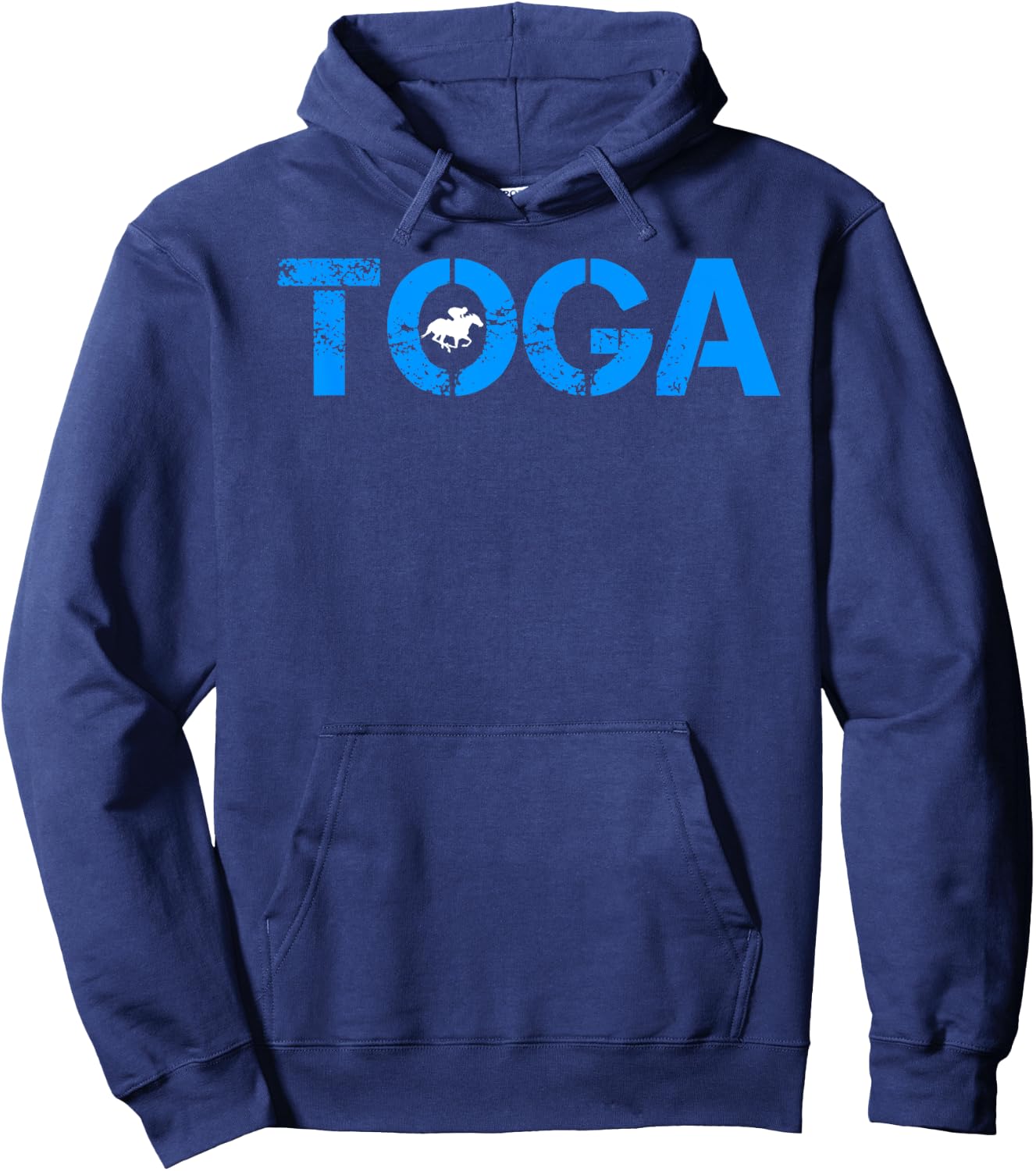 Toga Saratoga Springs Horse Racing Hoodie - Hoodie | Navy