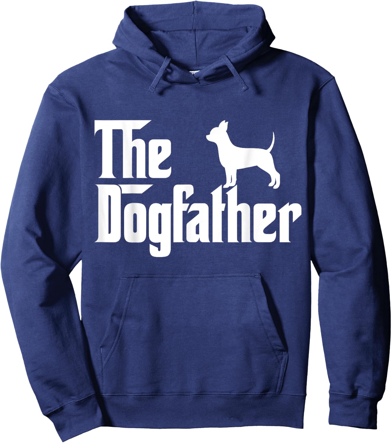 The Dogfather chihuahua Funny Dog Father Women Girls Kids Hoodie - Hoodie | Navy