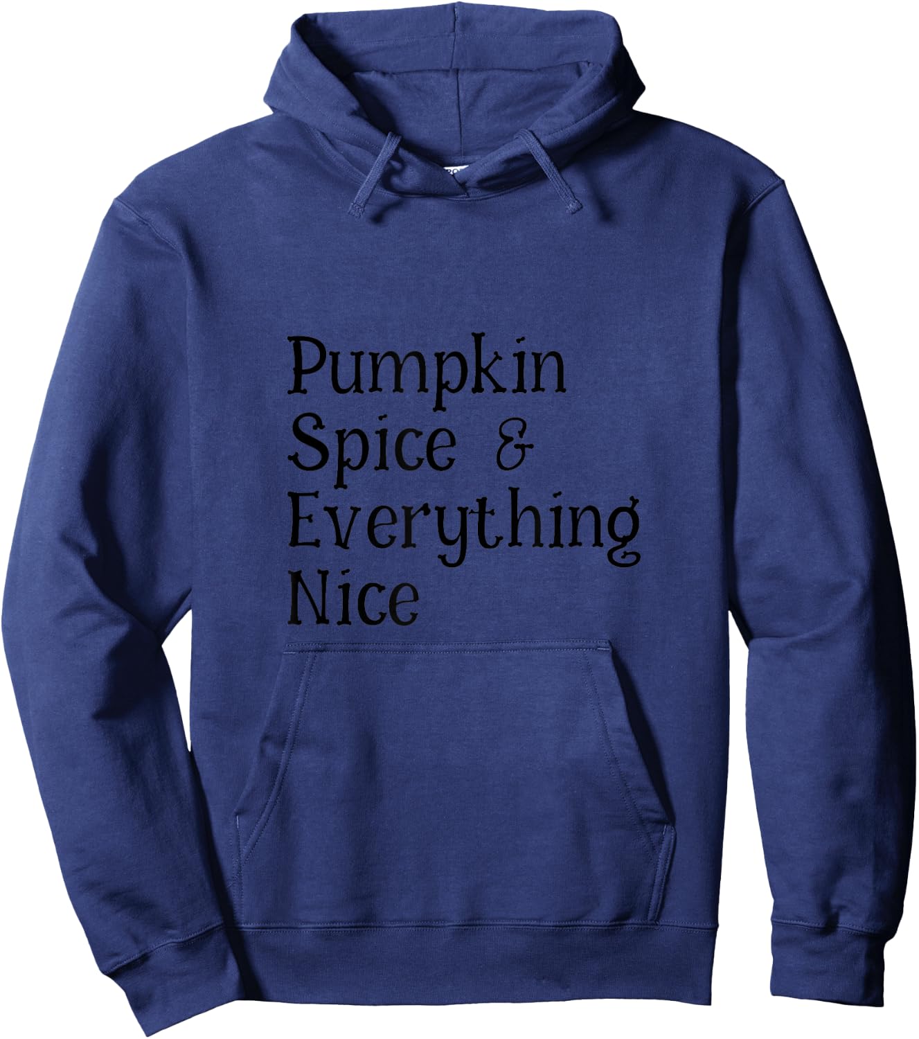 Pumpkin Spice and Everything Nice Hoodie - Hoodie | Navy