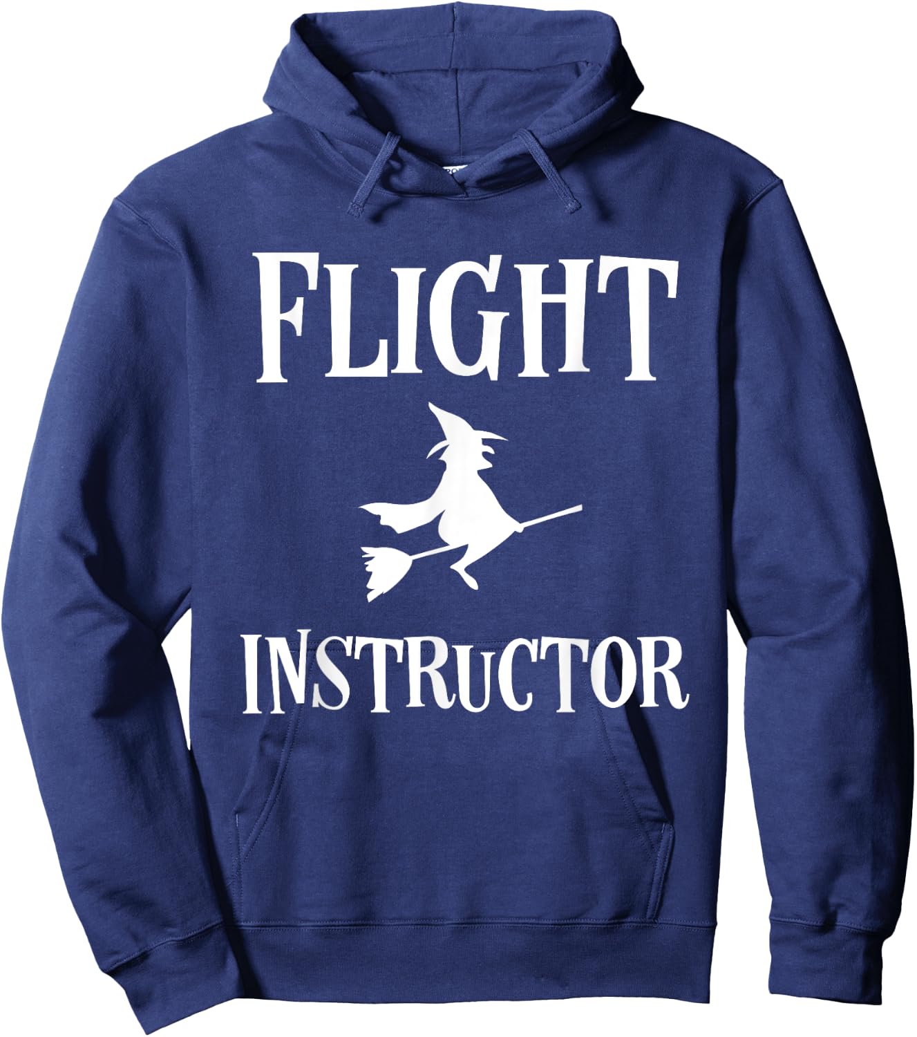 Funny Flight Instructor Witch Funny Halloween Costume Hoodie - Hoodie | Navy