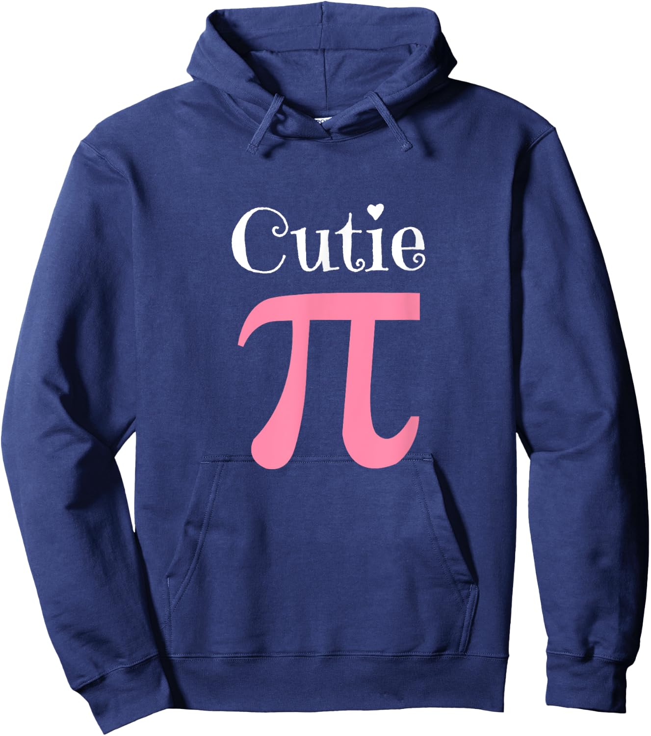 Funny Pi Symbol Shirt Cutie Pie National Pi Day Gift Hoodie - Hoodie | Navy