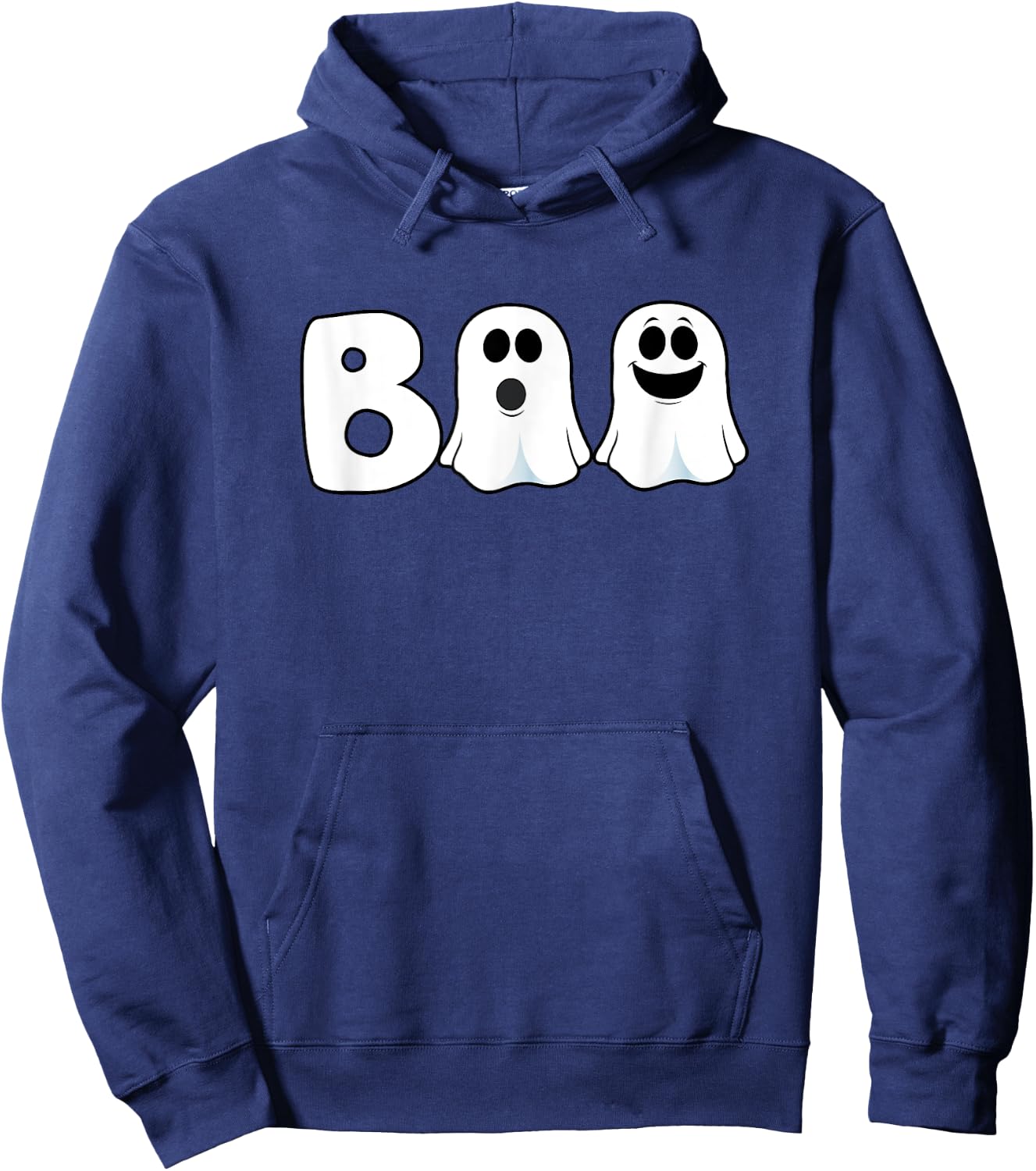 Halloween Boo Ghosts Trick Treat Hoodie - Hoodie | Navy