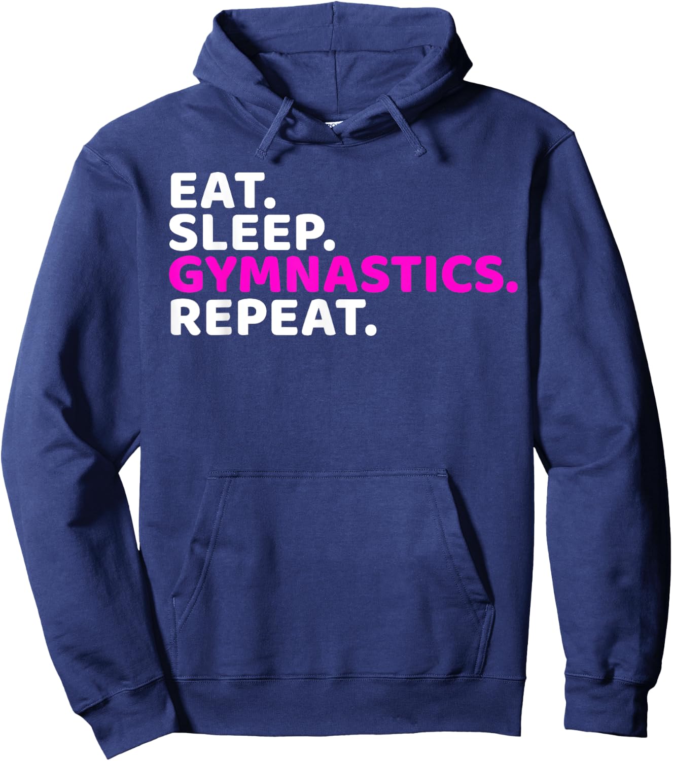 Top Funny Boys/Girl Eat Sleep Gymnastics Repeat Gift Hoodie - Hoodie | Navy