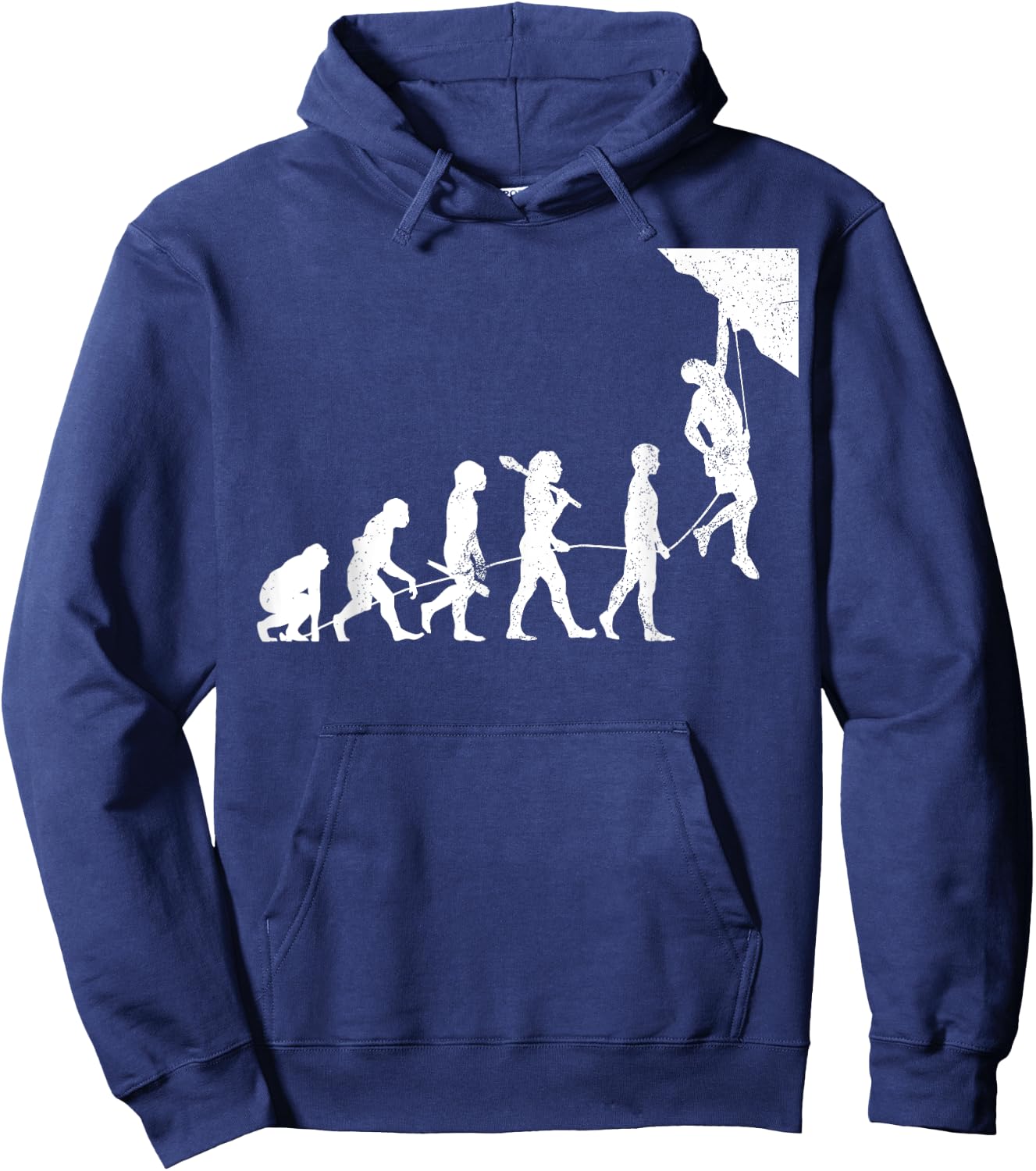 Rock Climbing Solo Climber Bouldering Free Hoodie - Hoodie | Navy
