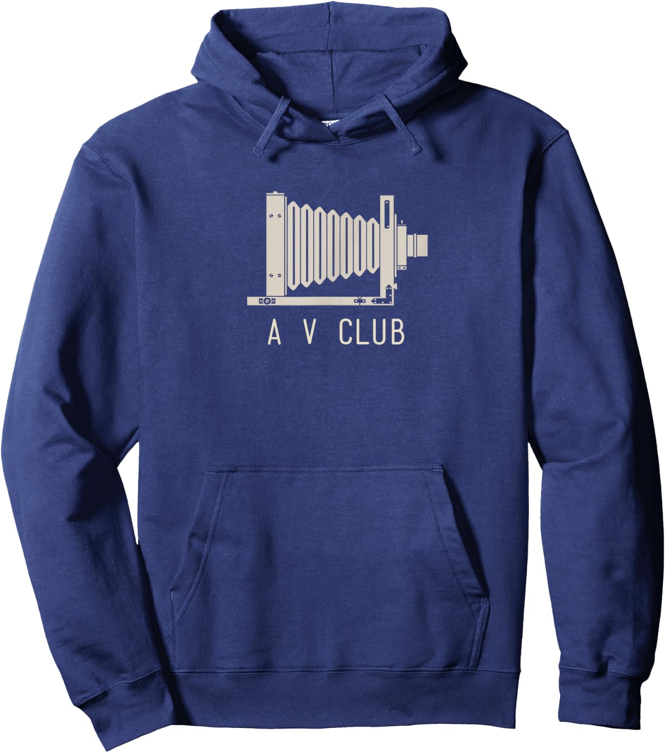 Funny AV Audio Visual Club Antique Camera Hoodie - Hoodie | Navy