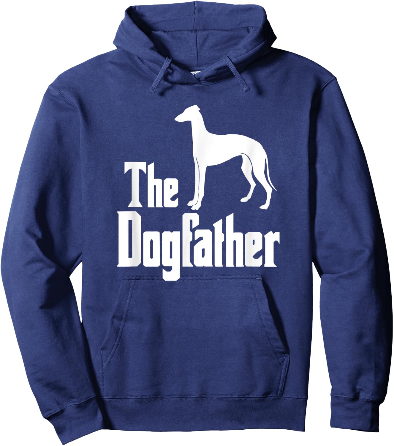 The Dogfather Greyhound, funny dog Gift Women Kids Hoodie - Hoodie | Navy