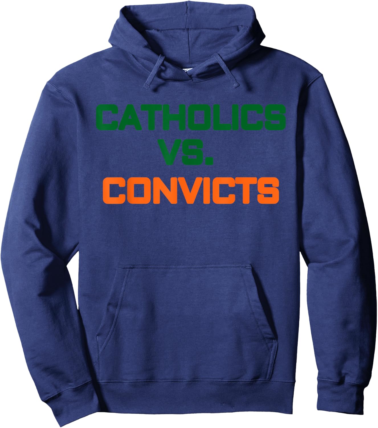 Catholics vs Convicts 1988 Shirt Vintage Football Fan Gift Hoodie - Hoodie | Navy