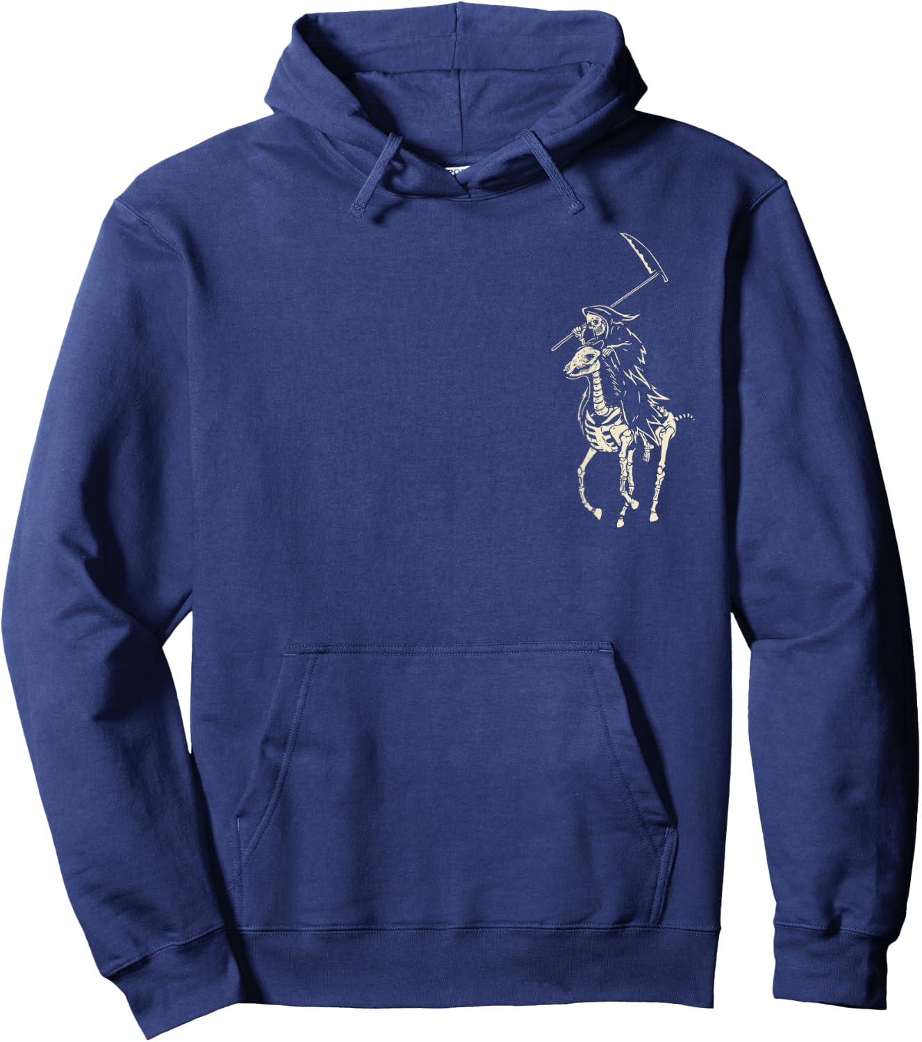 Polo Grim Reaper Vintage Death Hoodie - Hoodie | Navy
