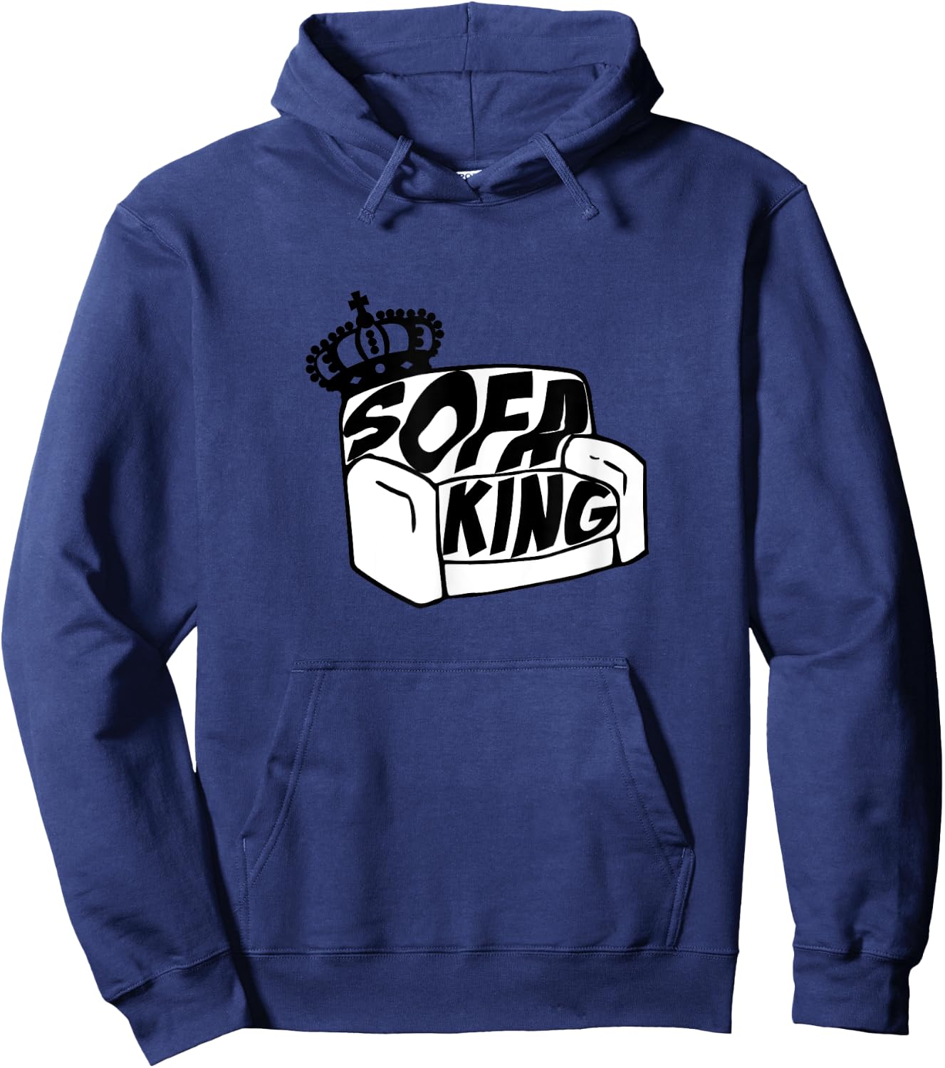 King of the Sofa T Shirt Hoodie - Hoodie | Navy