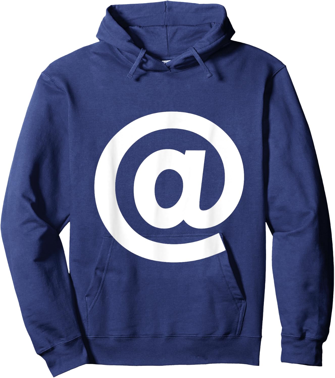 At sign, at symbol alphabet spell words Initial shirt Hoodie - Hoodie | Navy