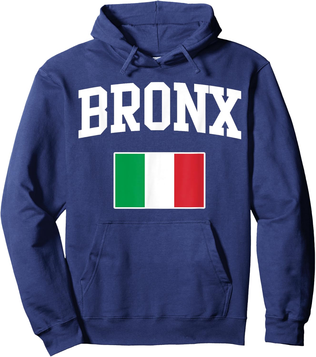 Bronx New York Italian Flag Italy Italia Italiano Home Hoodie - Hoodie | Navy