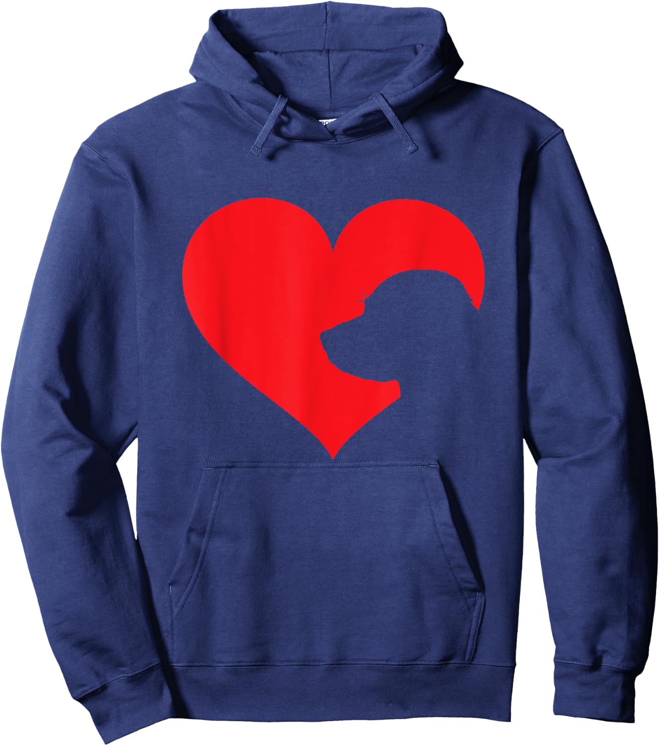 Labrador Love Heart Girls Who Love Labrador Dogs Hoodie - Hoodie | Navy