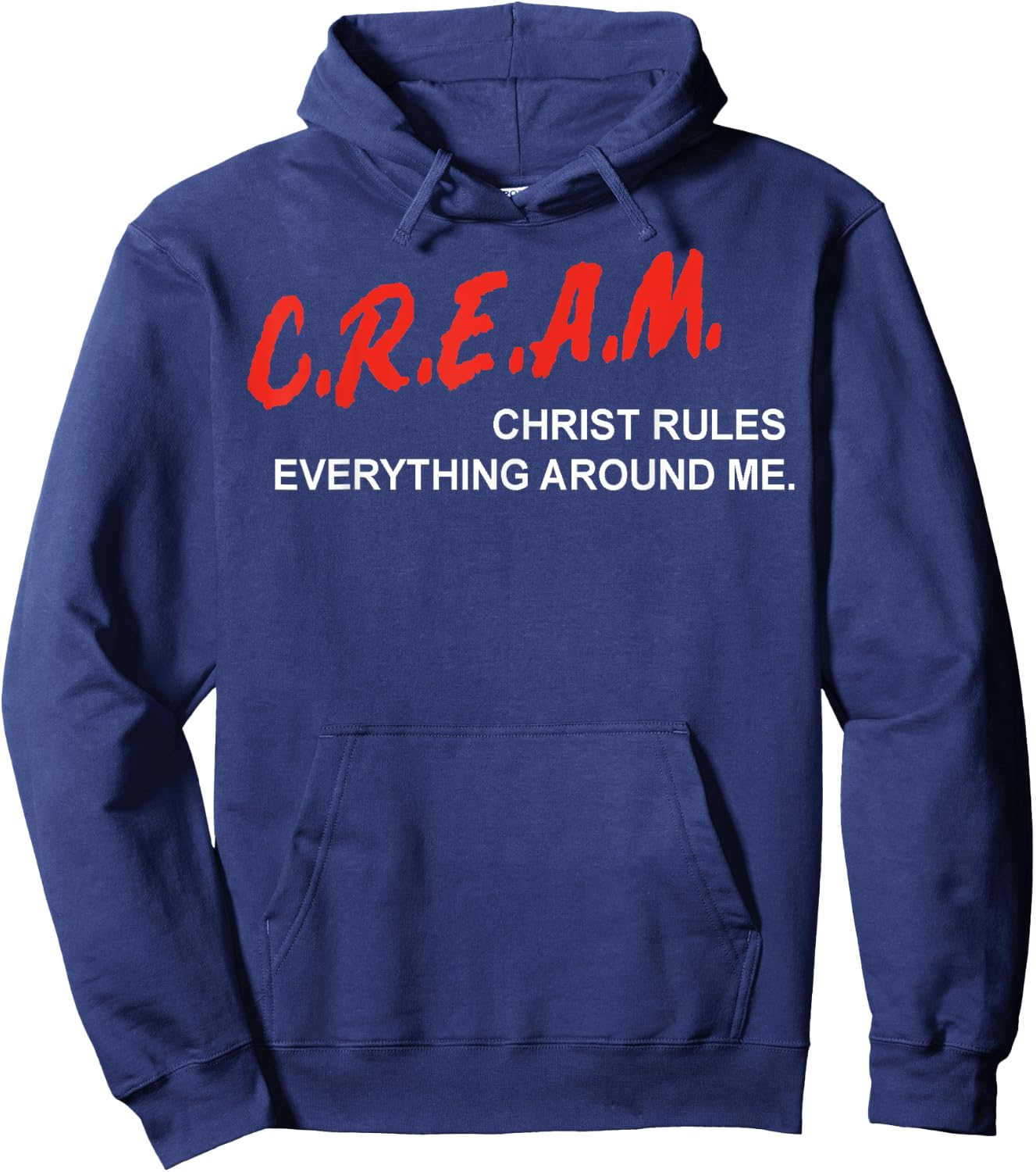 CREAM Christ Rules Everything Around Me Hoodie - Hoodie | Navy