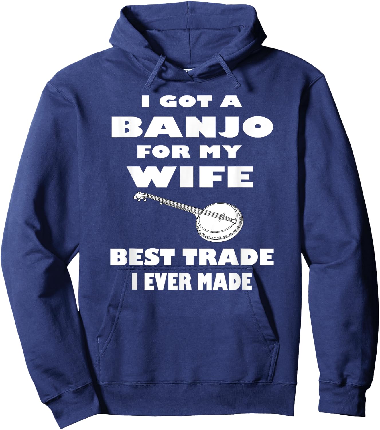 Banjo Player Bluegrass Folk Music Country Music Gift Shirt Hoodie - Hoodie | Navy
