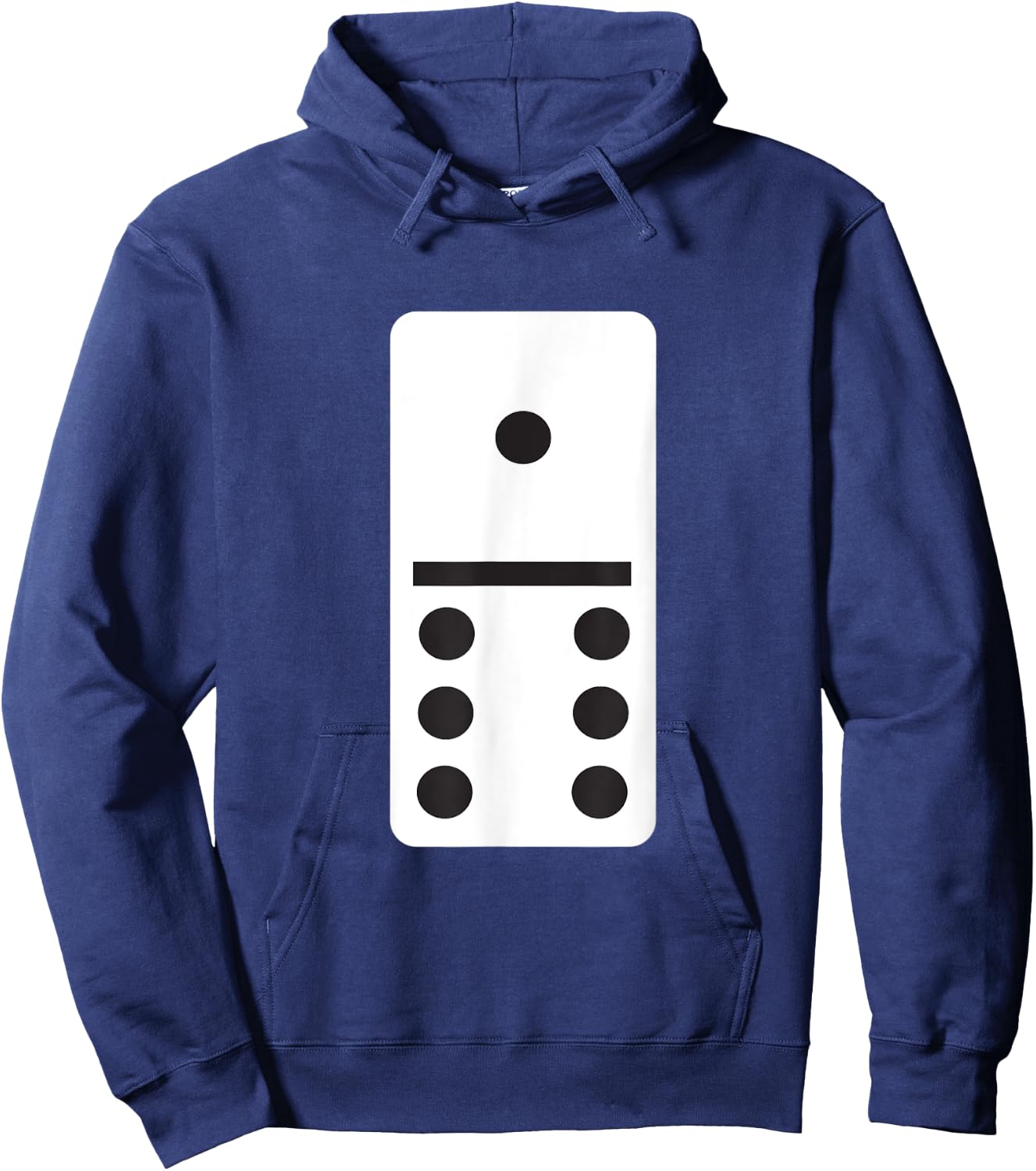 One Six Dominoes - Halloween Costume Domino Game Hoodie - Hoodie | Navy