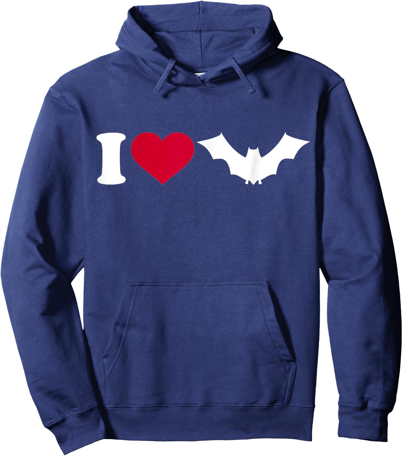 I love bats Hoodie - Hoodie | Navy