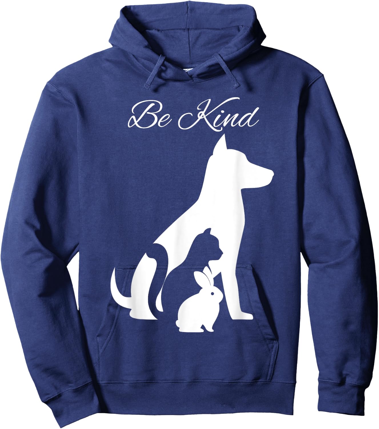BE KIND TO ANIMALS SPREAD KINDNESS MATTERS NOT CRUELTY shirt Hoodie - Hoodie | Navy