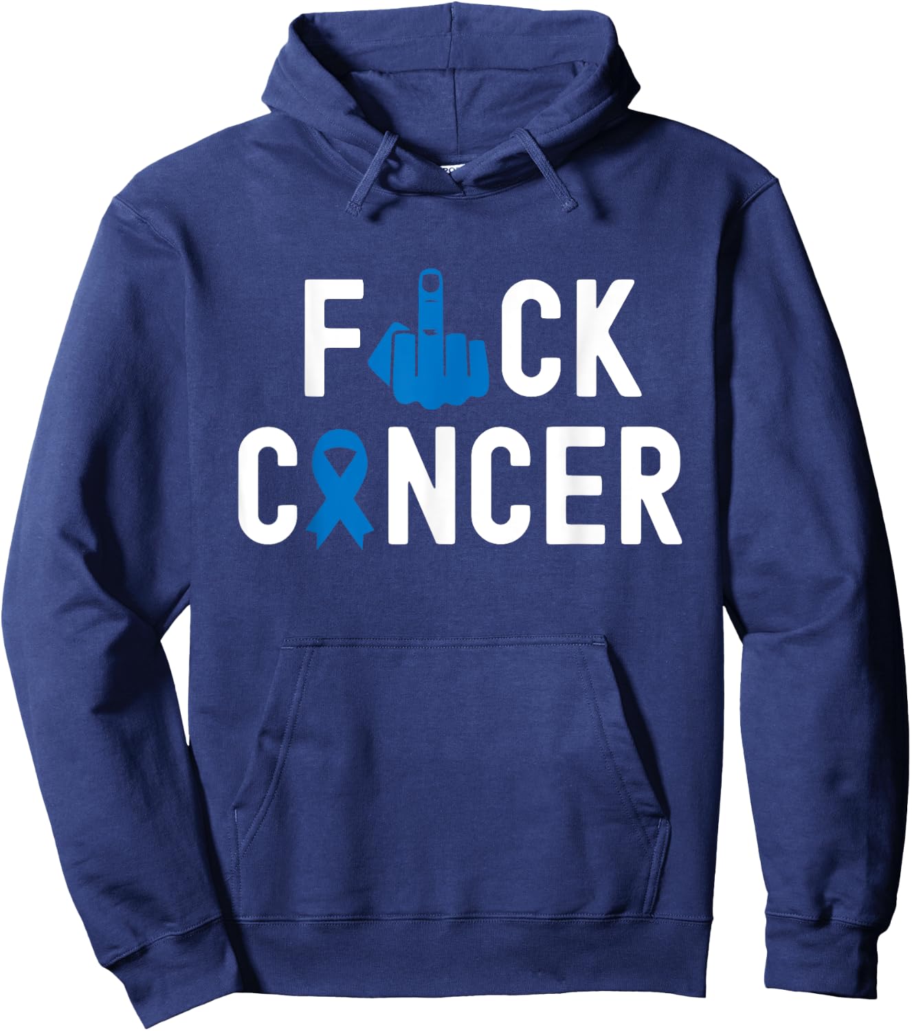 Fuck Cancer - Awareness Shirt For Cancer Survivor Hoodie - Hoodie | Navy