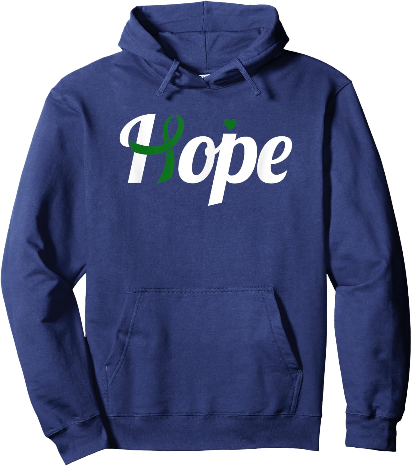Hope - Liver Cancer Shirt Liver Cancer Support Shirt & Gift Hoodie - Hoodie | Navy