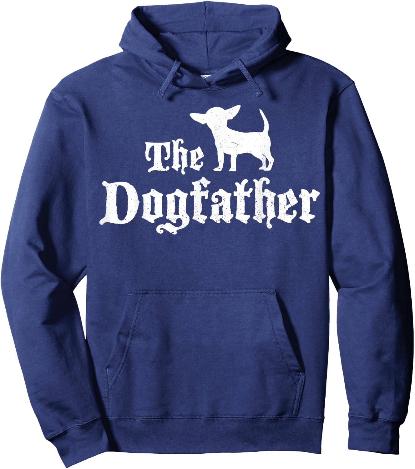 Chiweenie Dog , Funny Dogfather Design Men Women Hoodie - Hoodie | Navy