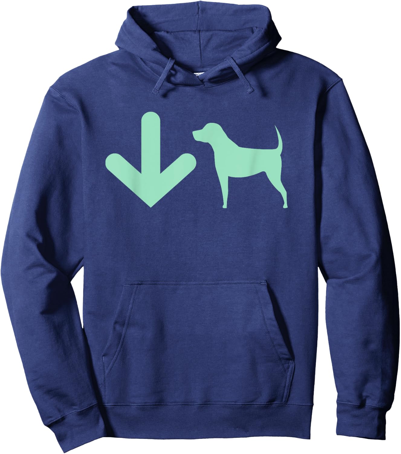 Yoga Dog - Yoga Down Dog Shirt - Downward Dog Funny Hoodie - Hoodie | Navy