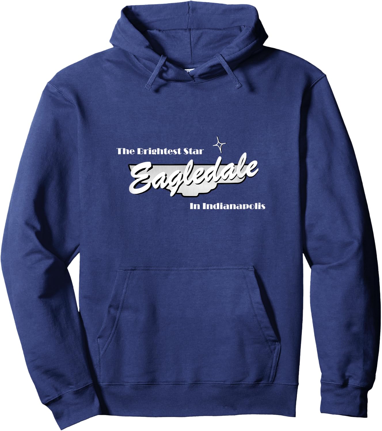 Eagledale The Brightest Star in Indianapolis Hoodie - Hoodie | Navy