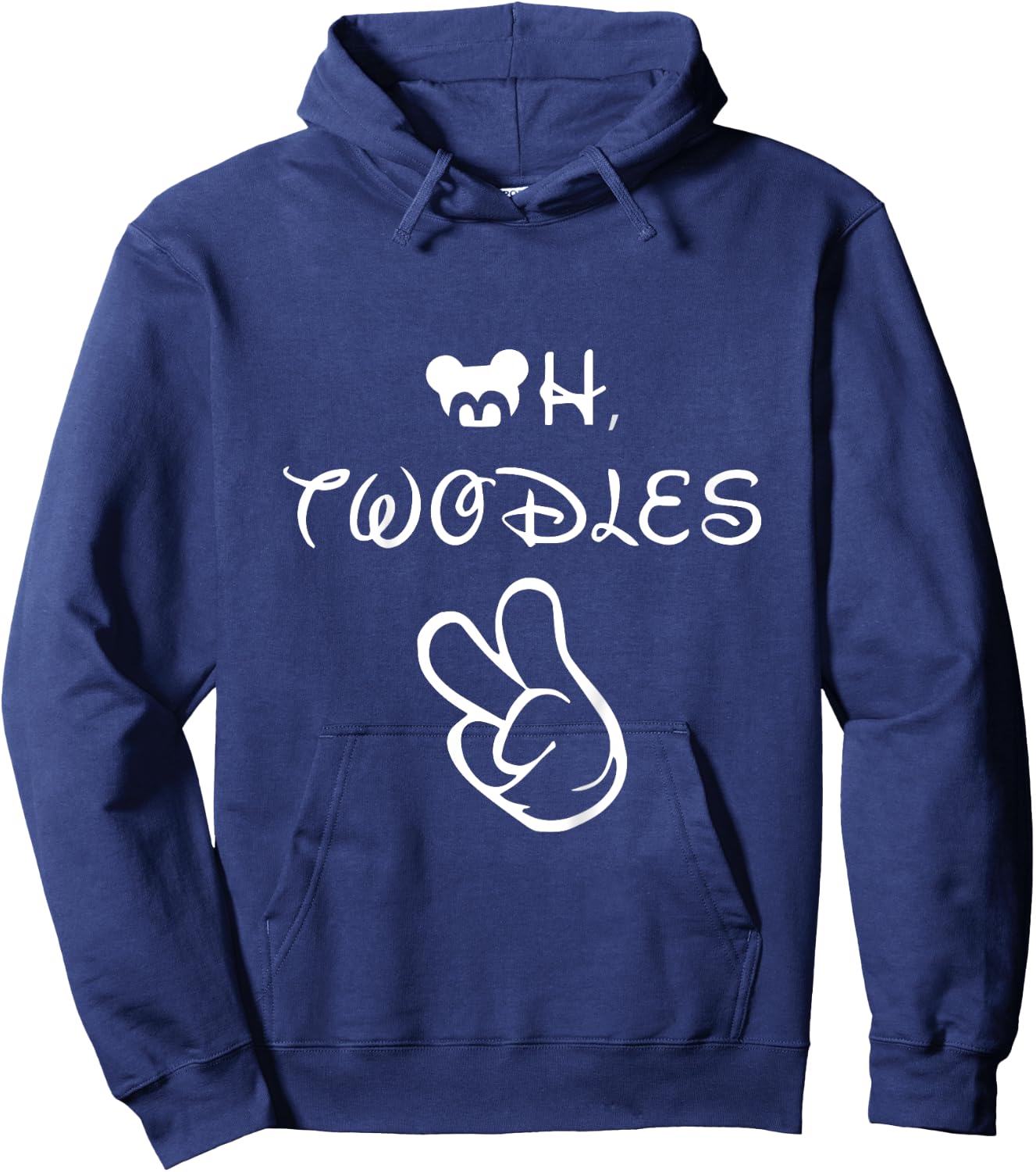 Oh Twodles - Happy 2nd Birthday for Kids! Hoodie - Hoodie | Navy