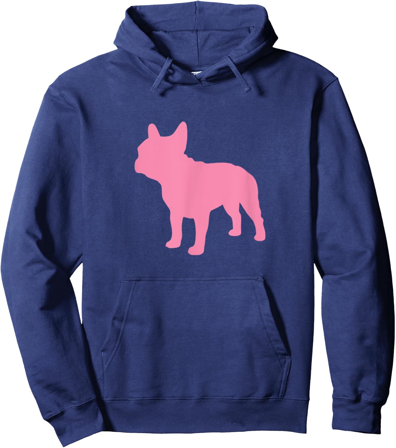 Pink French Bulldog Frenchie Lover Apparel Men Women Kids Hoodie - Hoodie | Navy