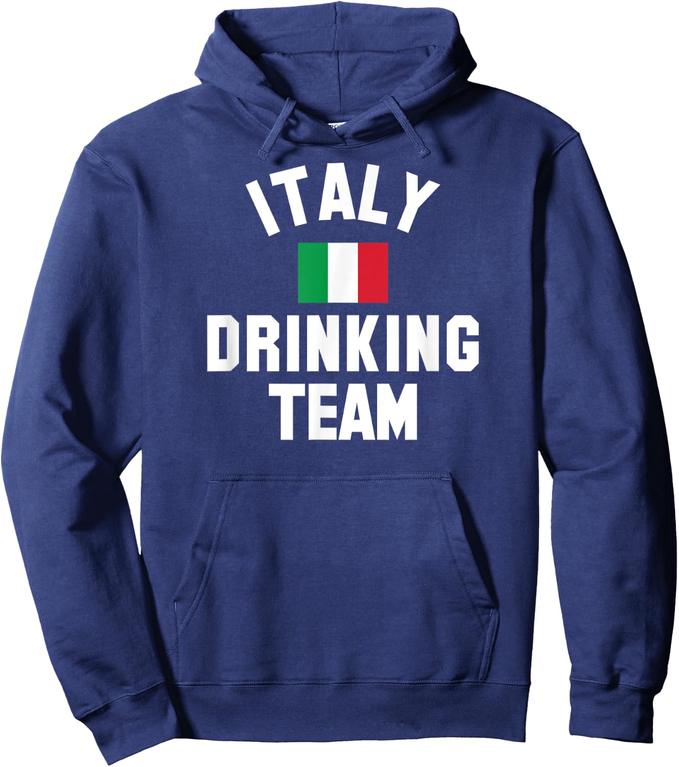 Italy drinking team design for Italy beer fests Hoodie - Hoodie | Navy