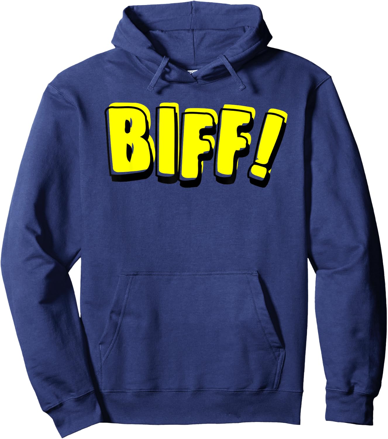 Funny Vintage Comic Book Style Sound Effect Biff Gift Hoodie - Hoodie | Navy