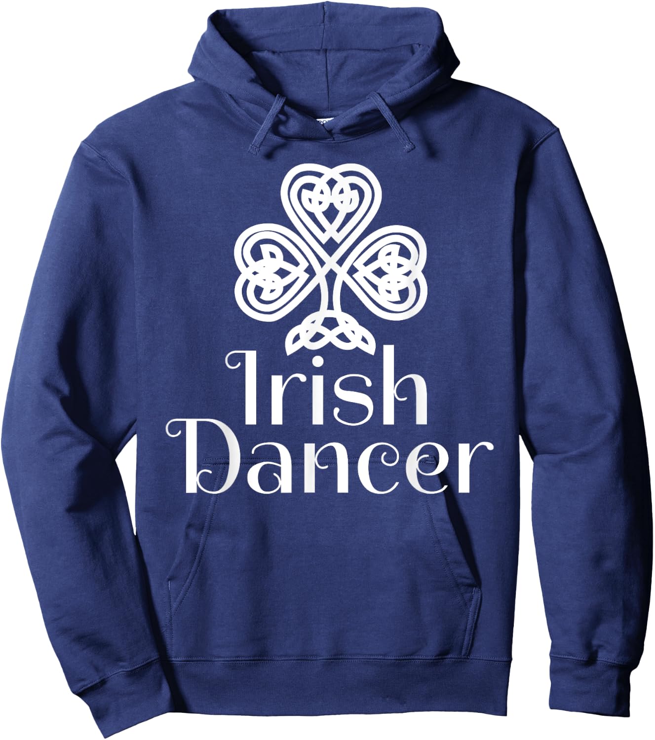 Irish Dance & Irish Stepdance Shirts Irish Dancer Celtic Knot Dance Black -Youth Classic Fit Short Sleeve Size 6 Hoodie - Hoodie | Navy