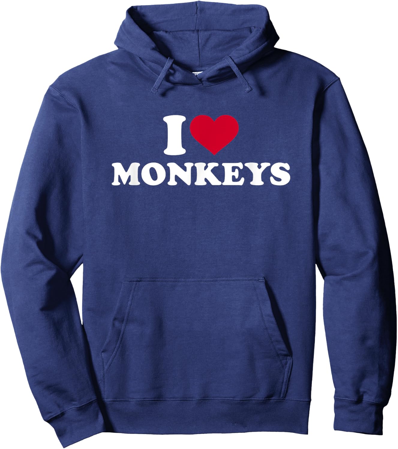 I love monkeys Hoodie - Hoodie | Navy