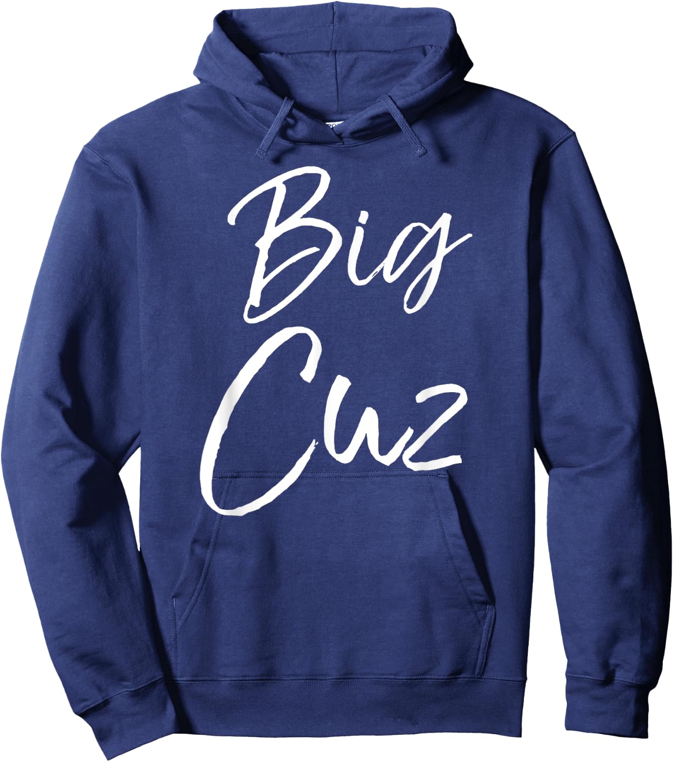 Big Cuz Shirt Fun Cute Bigger Cousin Shirt for Kids Youth Hoodie - Hoodie | Navy
