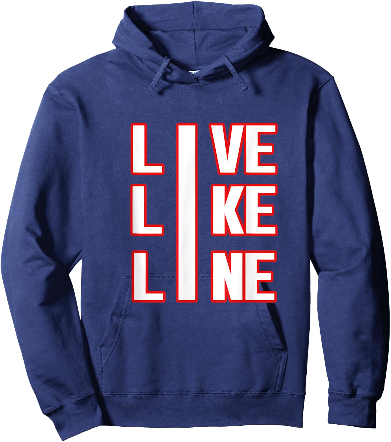 Live Like Line Volleyball shirt 2 Hoodie - Hoodie | Navy