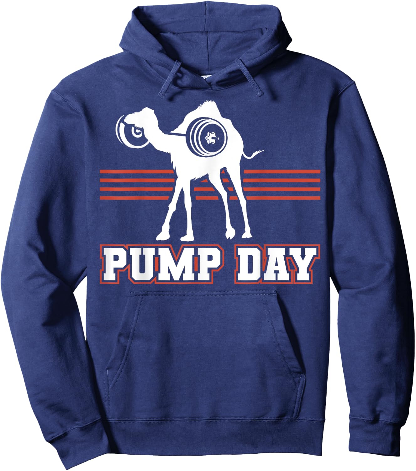 Workout Hump Pump Day Camel Gift Weight Lifters Hoodie - Hoodie | Navy