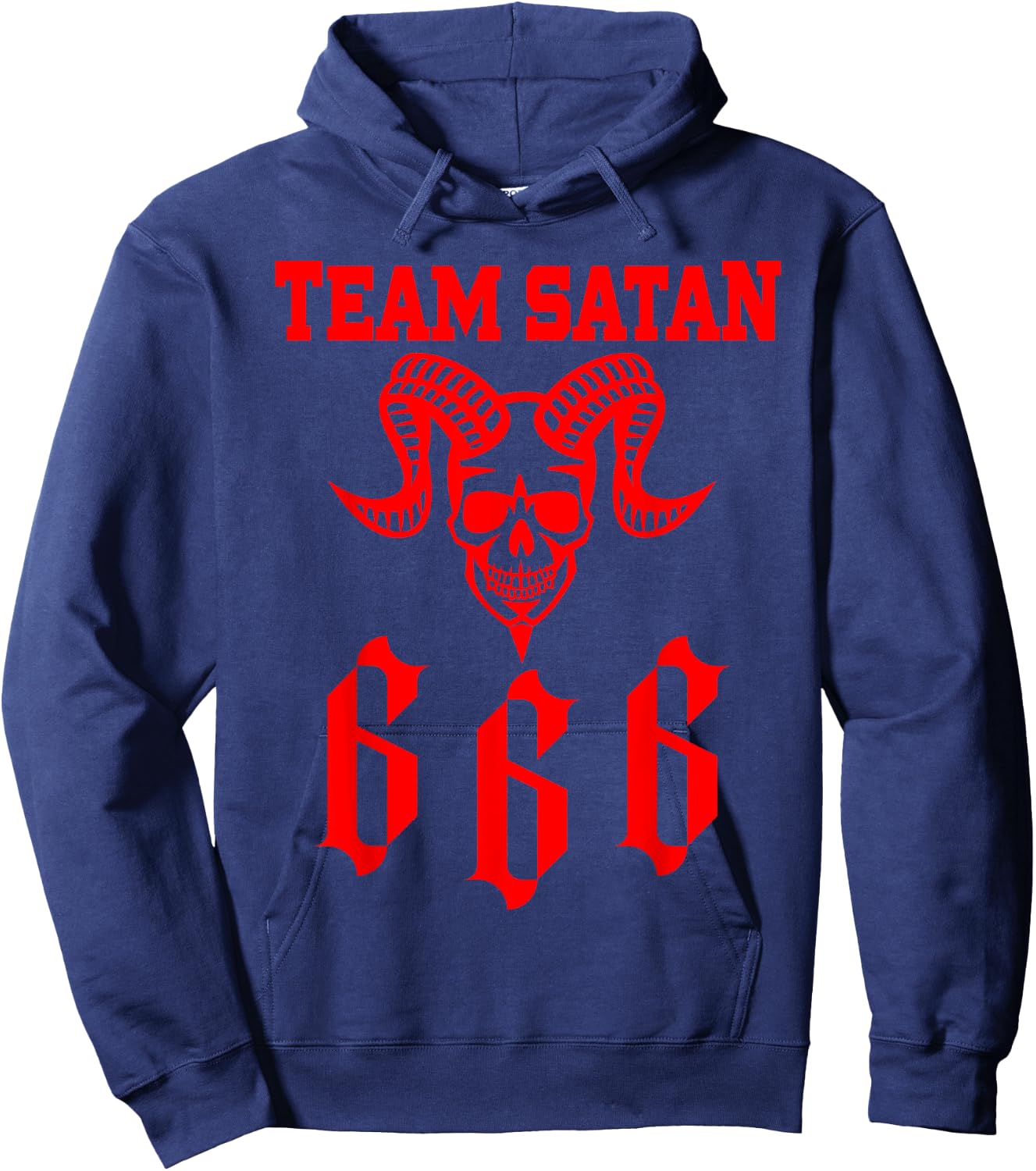 Team Satan 666 Costume Hoodie - Hoodie | Navy