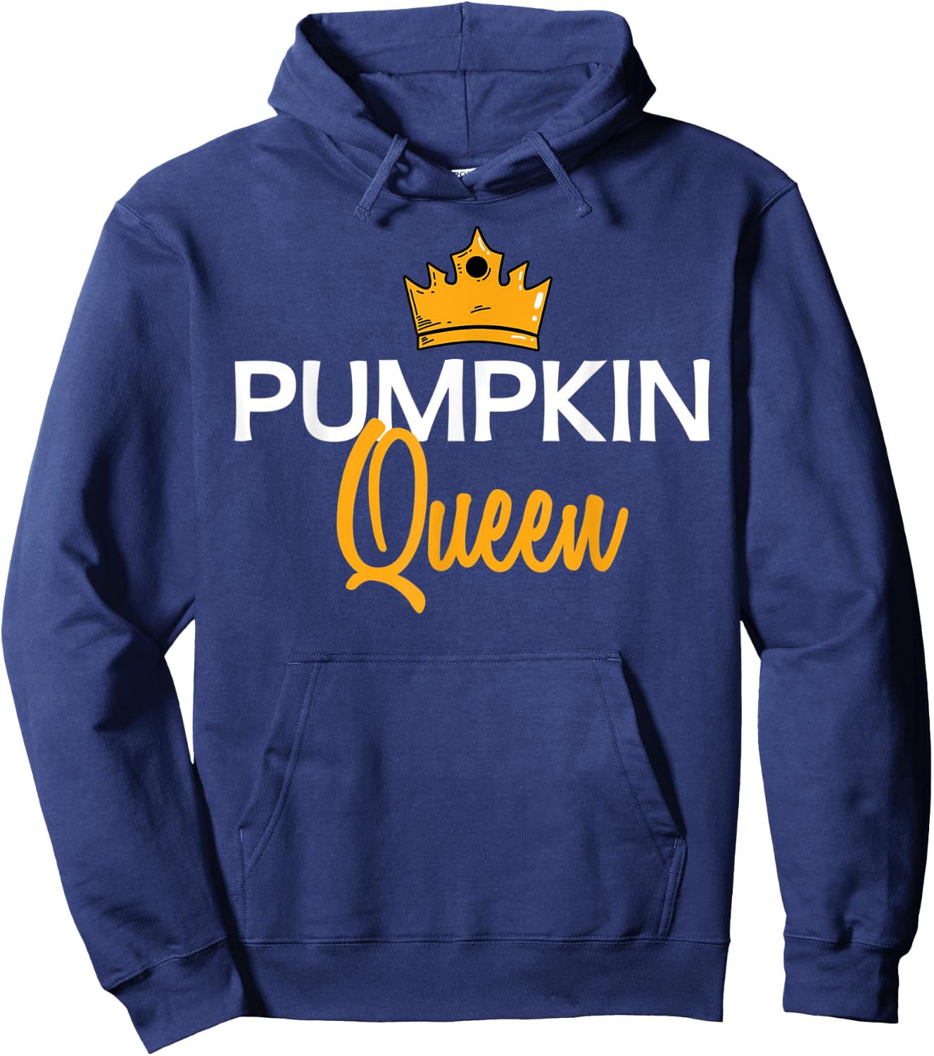 Pumpkin Queen Halloween Fall Season Gift Hoodie - Hoodie | Navy