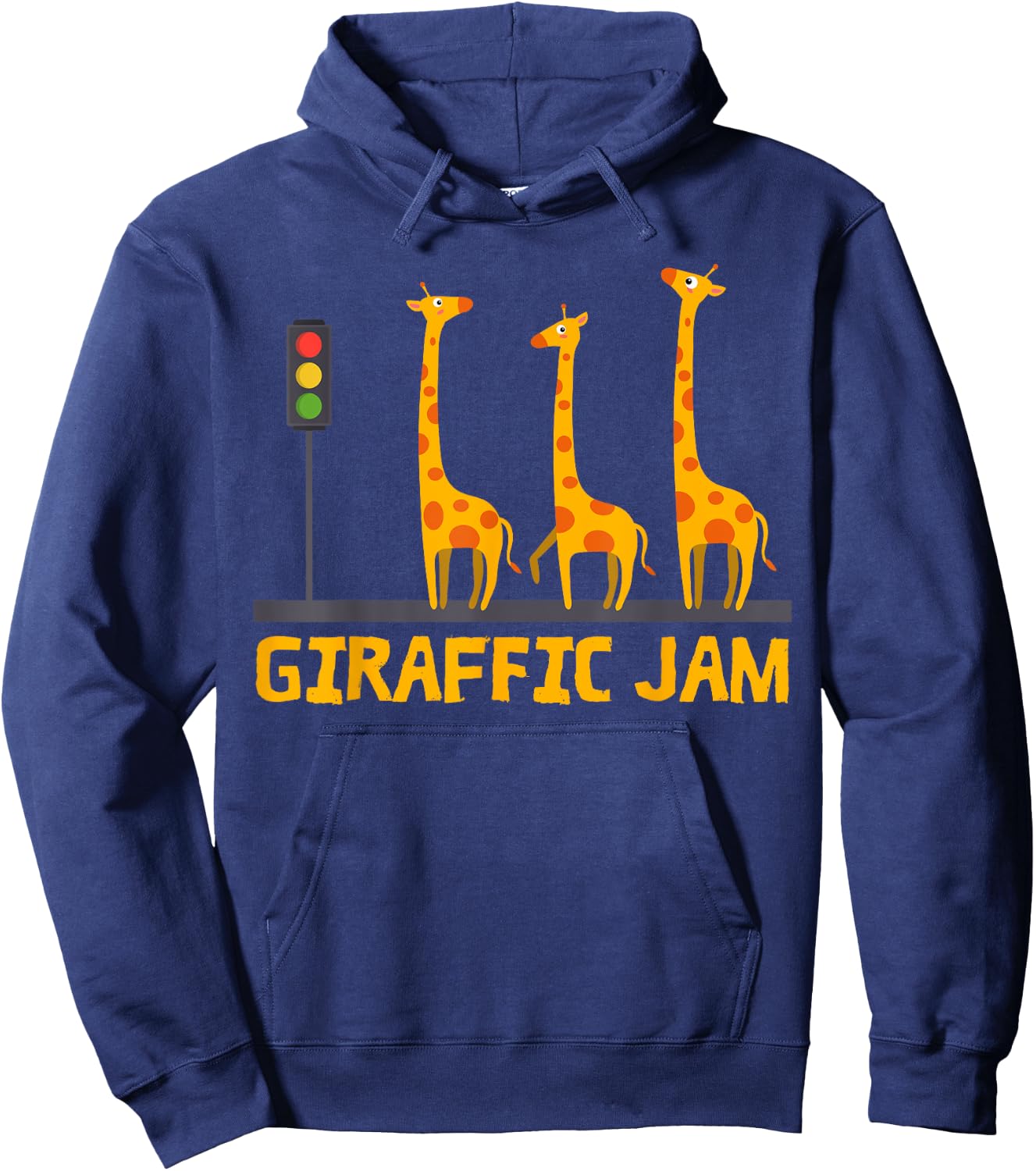 Giraffic Jam Shirt For Kids And Toddlers Who Loves Giraffes Hoodie - Hoodie | Navy
