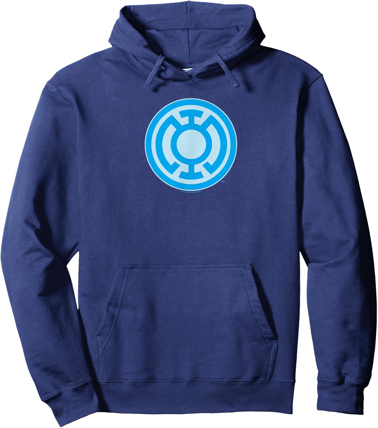 Green Lantern Blue Symbol Hoodie - Hoodie | Navy