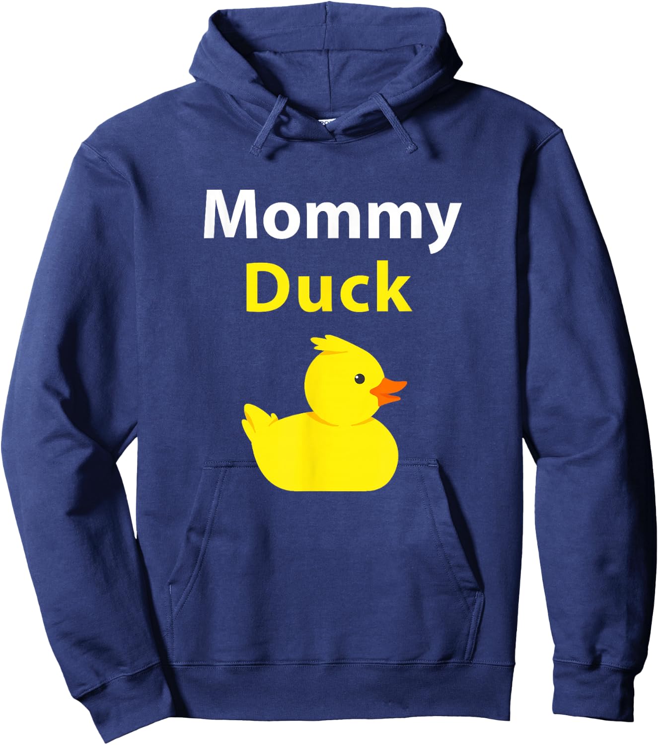 Funny Mommy Duck Rubber Duck Mama Duck Hoodie - Hoodie | Navy