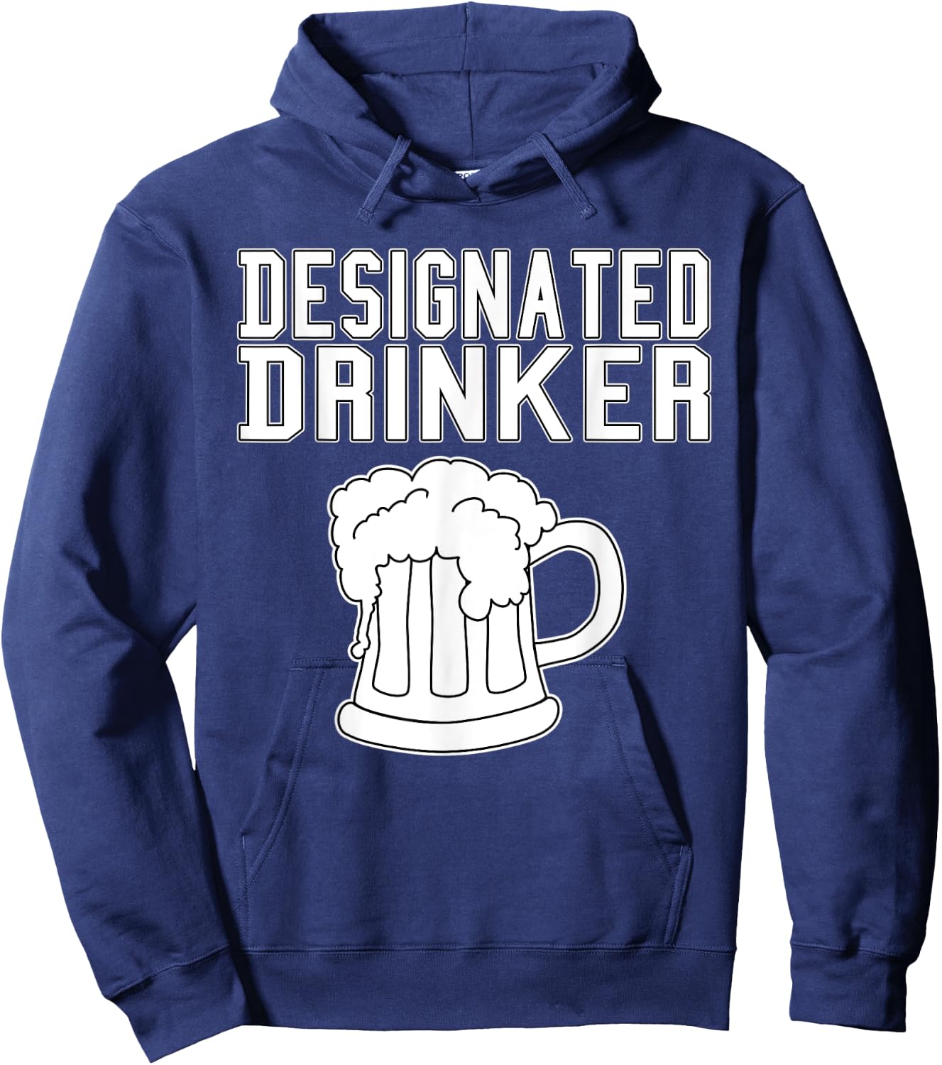 Funny Designated Drinker - Great Drinking / Party Gift & Gag Hoodie - Hoodie | Navy