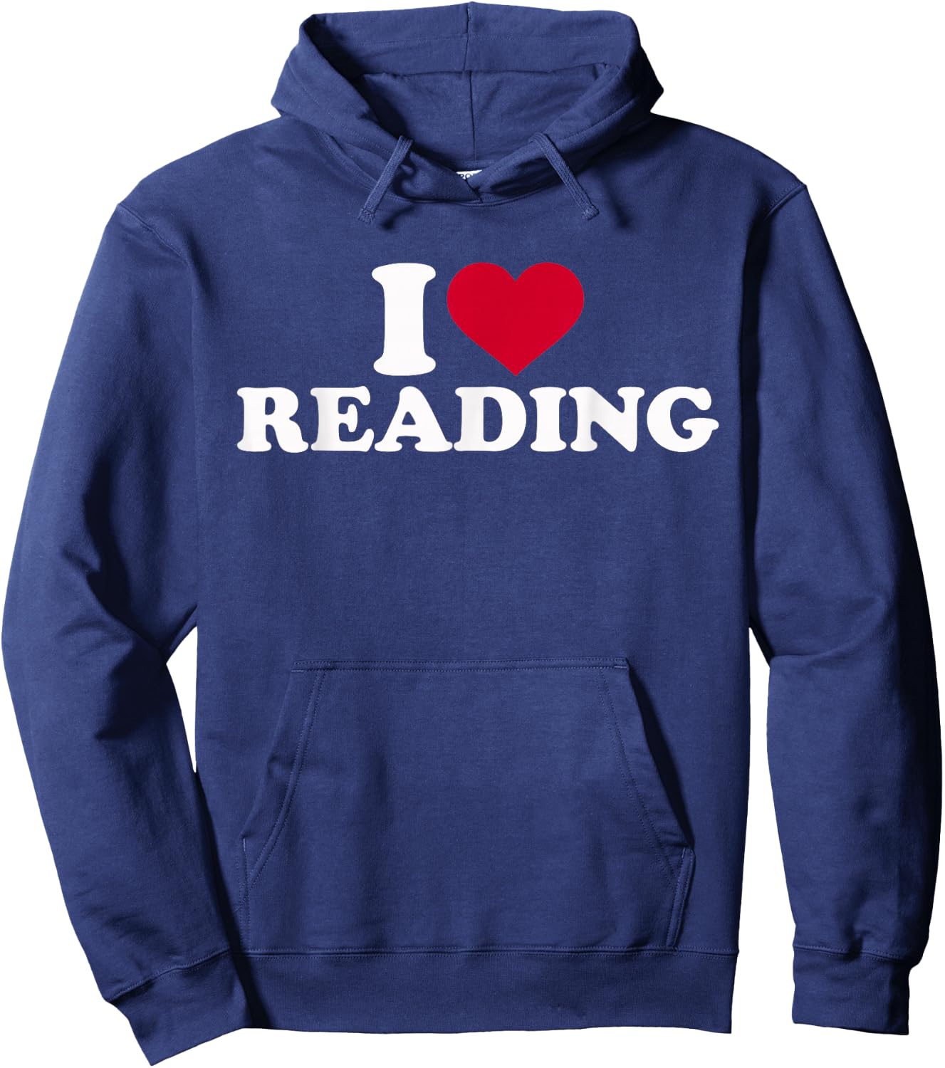 I Love to Read Hoodie - Hoodie | Navy