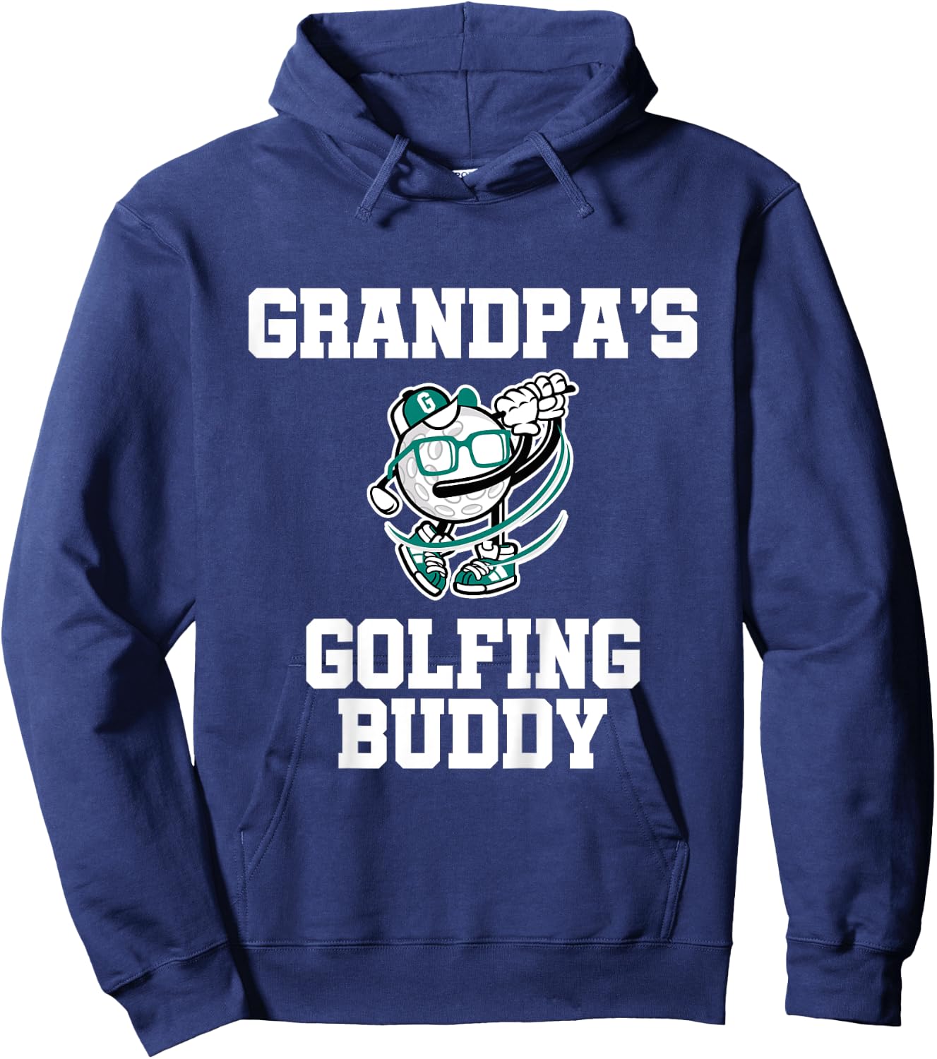 Grandpa's Golfing Buddy Golf Buddy Hoodie - Hoodie | Navy