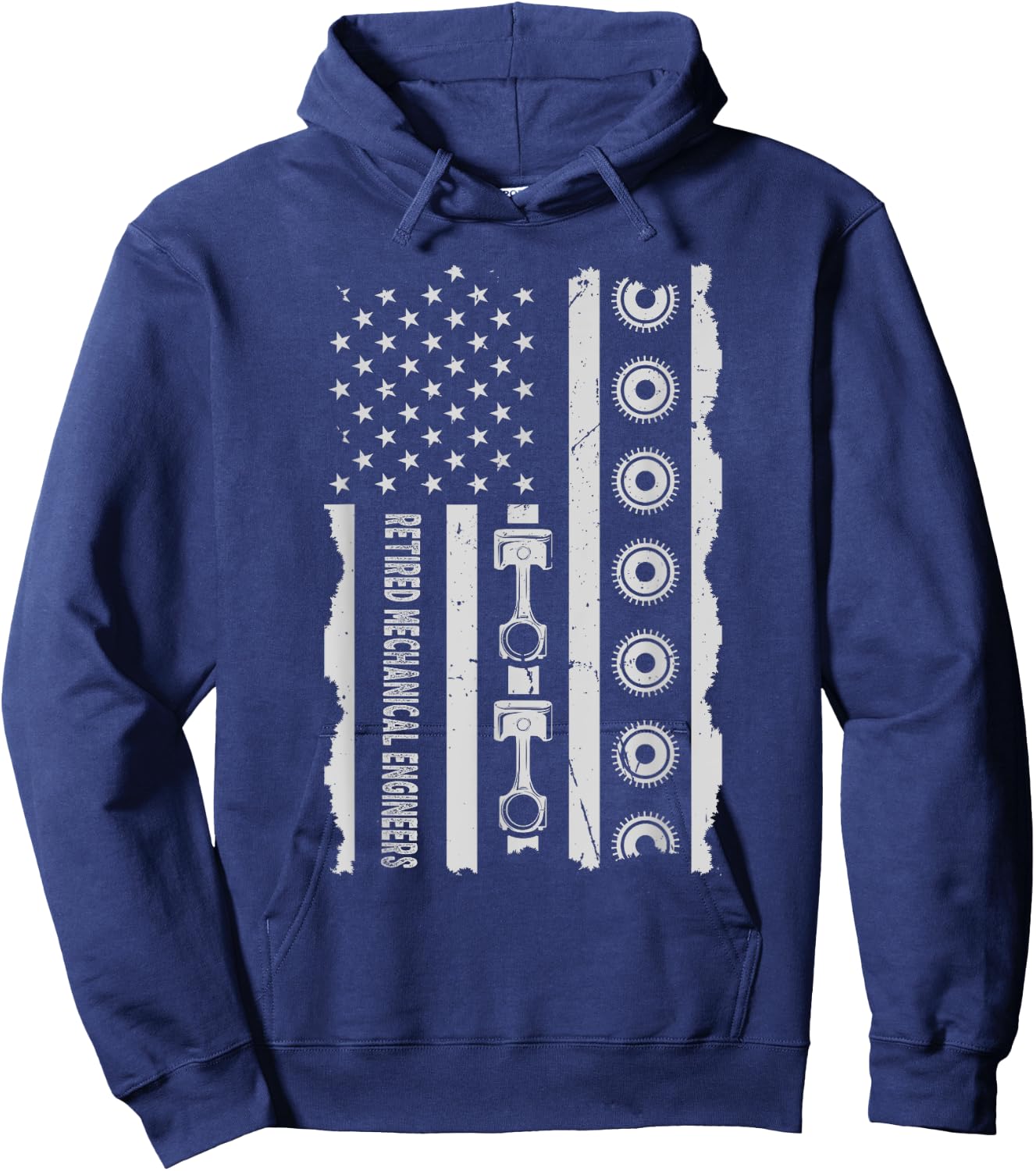 Retired Retirement Mechanical Engineers Mechanic Coworker Hoodie - Hoodie | Navy