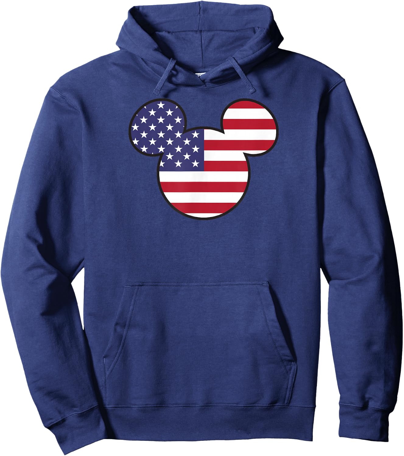 Disney Mickey American Flag Hoodie - Hoodie | Navy