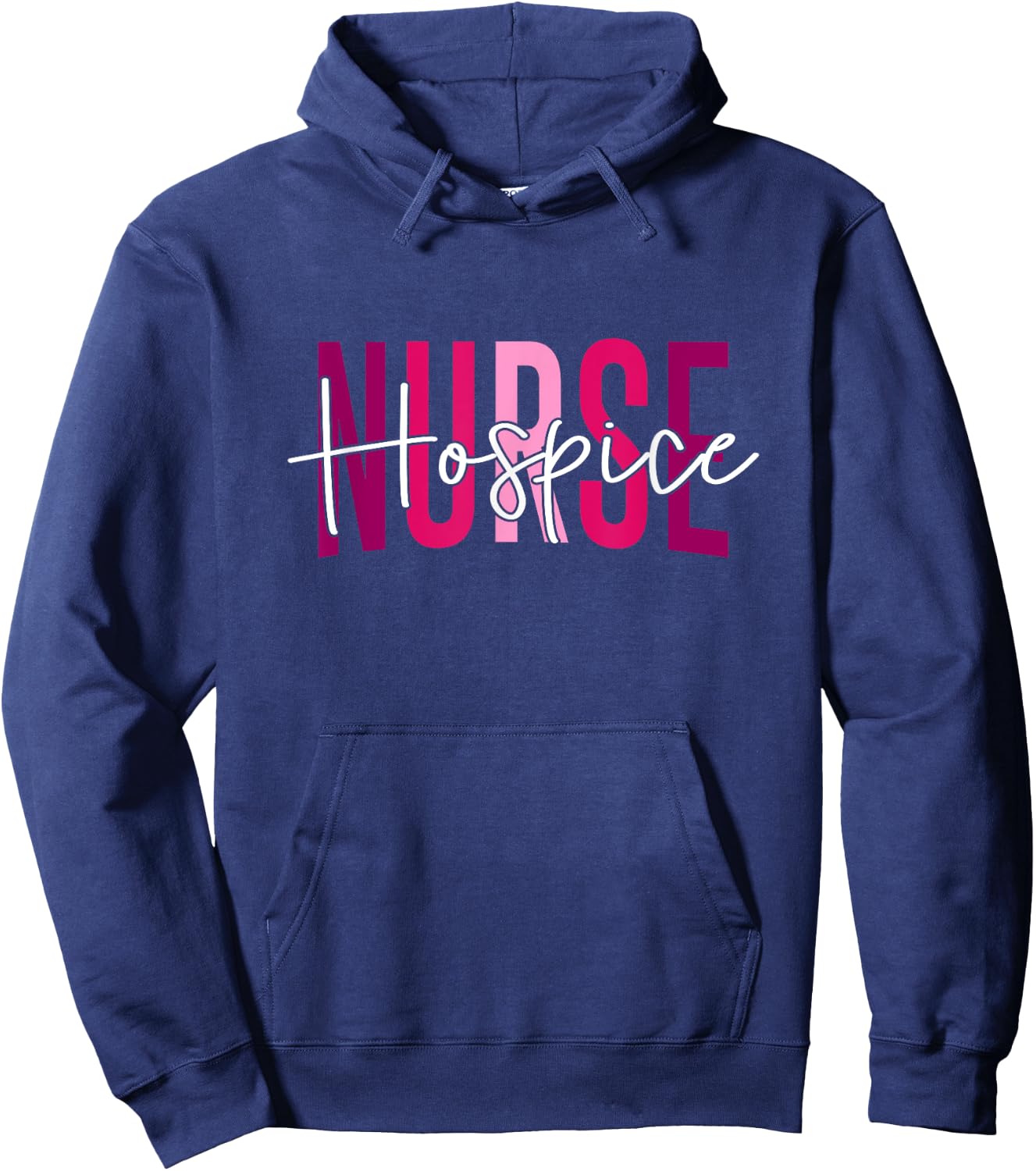 Funny Hospice Nurse Doctor Graduation Medical Nursing RN Hoodie - Hoodie | Navy