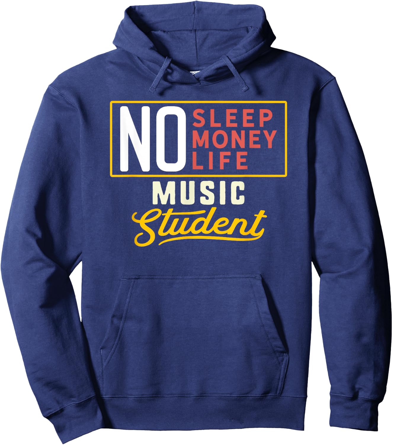 Funny Music Major Student Shirt Graduation Gift College Hoodie - Hoodie | Navy